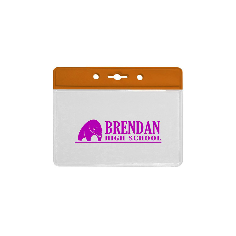Horizontal Color Coded Badge Holder