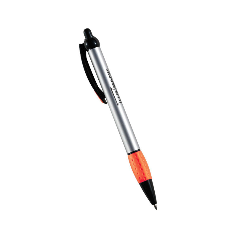 Conbrio Silver Body W/Color Grip Pen