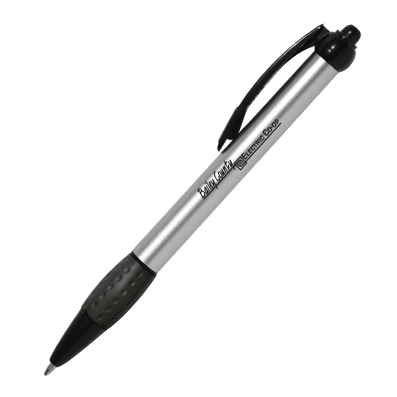 Conbrio Silver Body W/Color Grip Pen