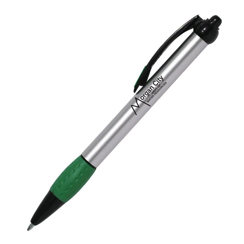 Conbrio Silver Body W/Color Grip Pen
