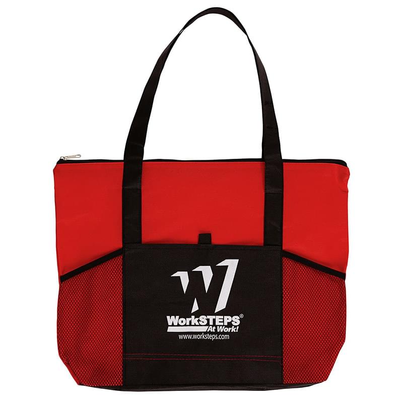 Zippered Non Woven Tote