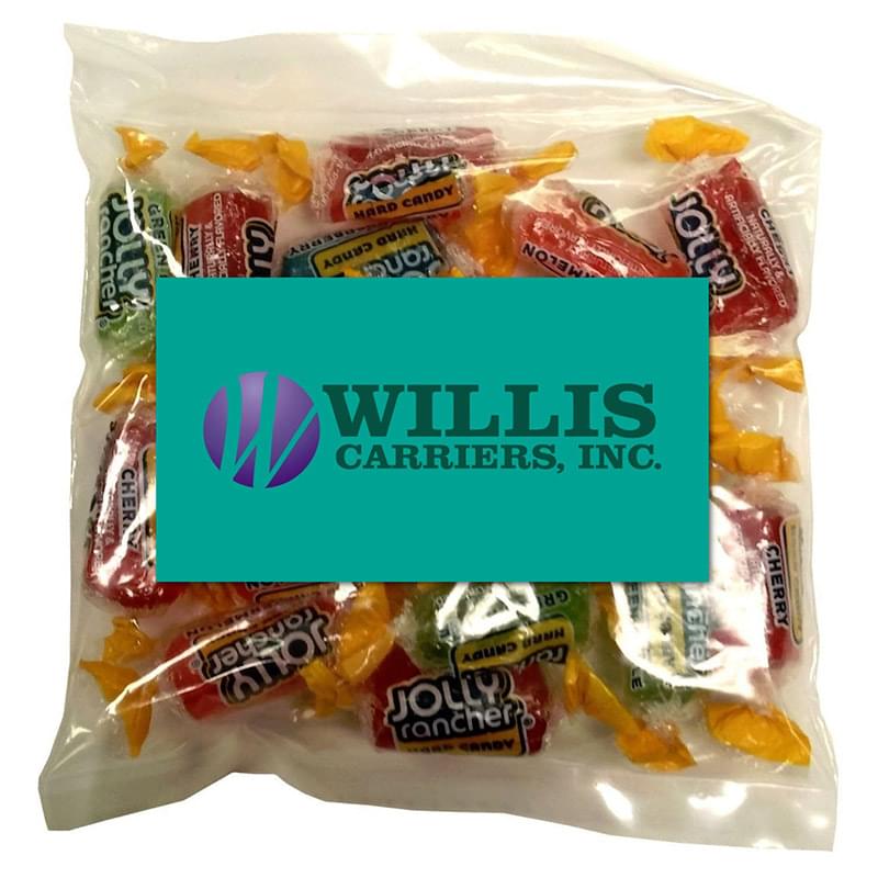 Business Card Magnet w/Large Bag of Jolly Ranchers