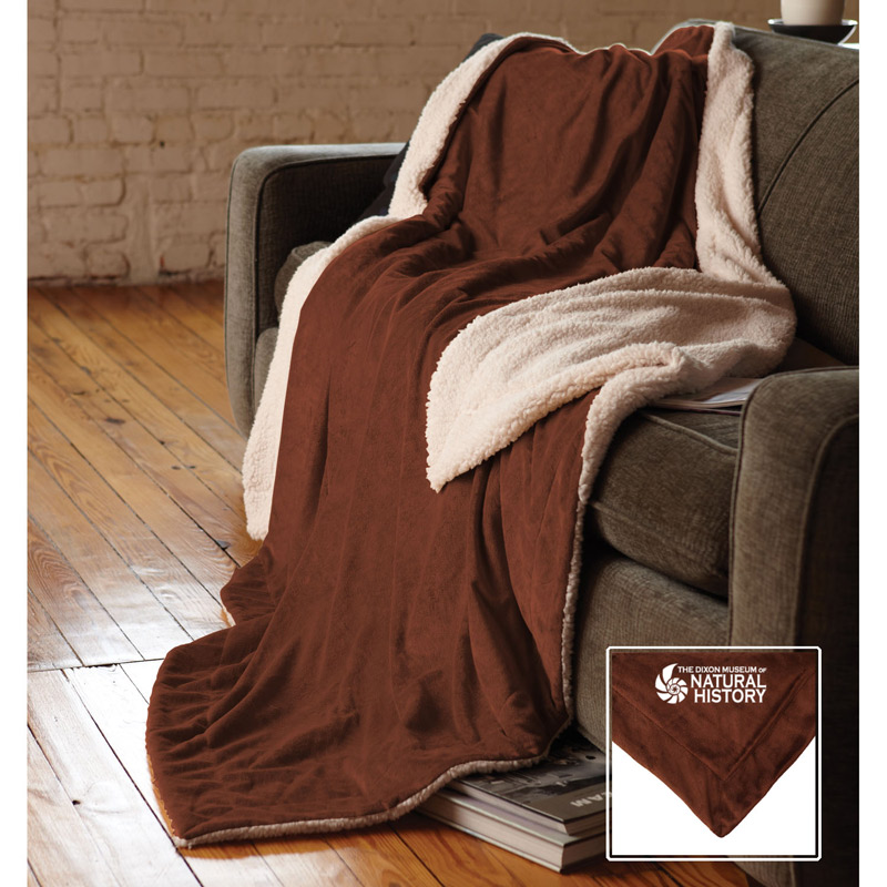 Oversized Micro Mink Sherpa Blanket