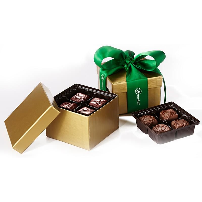 Gift Box 8 pcs Milk Chocolate Meltaways w/ Ribbon