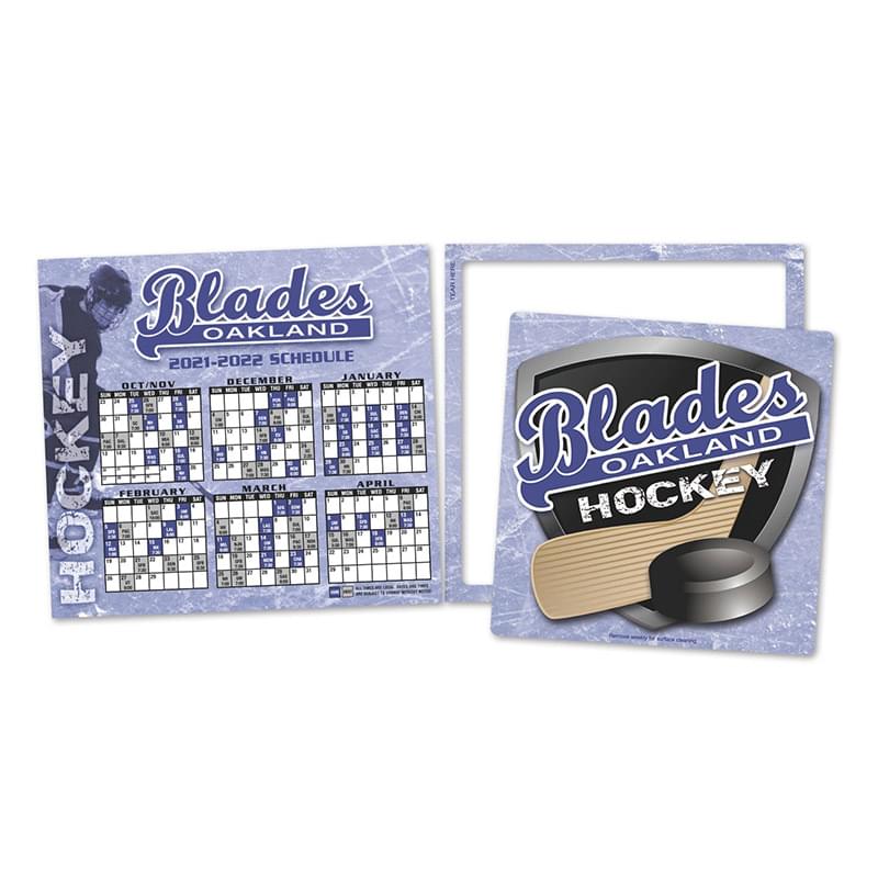 Schedule Magnet w/ Square Punch Out Car Sign