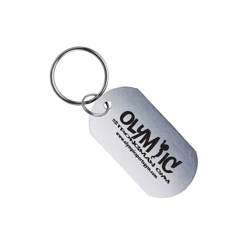 Dog Tag Key Tag