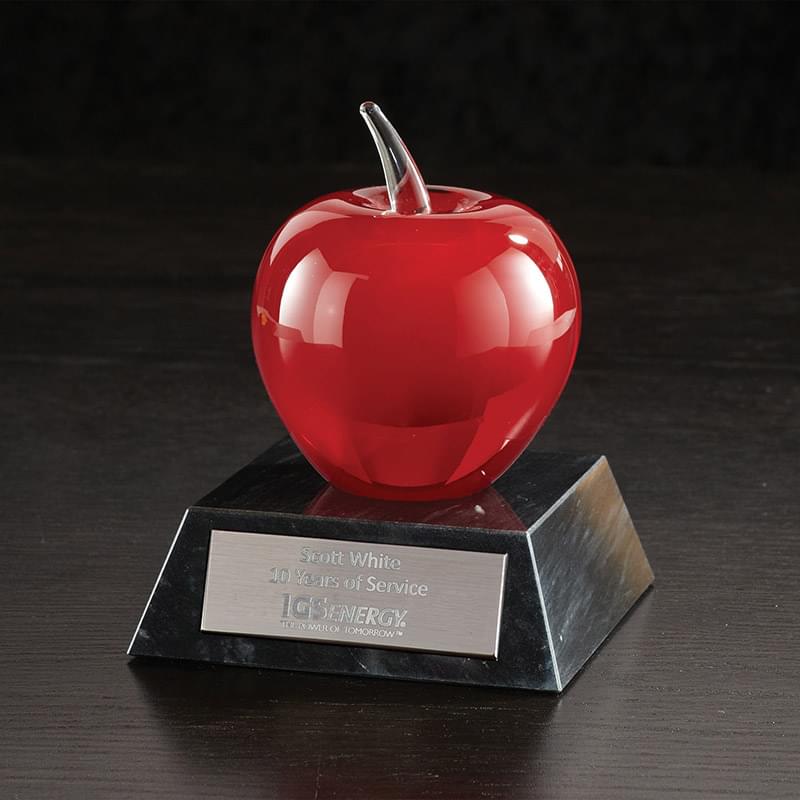 Geyser Apple w/ Marble Base