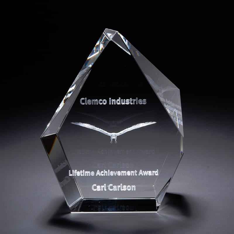 3D Crystal Maximo Large Award