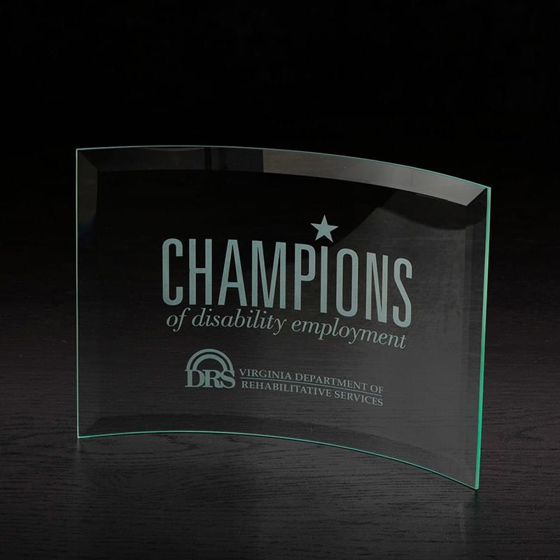 Chronicle Large Jade Glass Award
