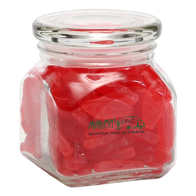 Swedish Fish in Small Glass Jar