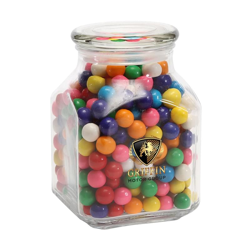 Gum Balls in Large Glass Jar