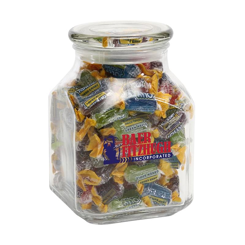 Jolly Ranchers in Large Glass Jar