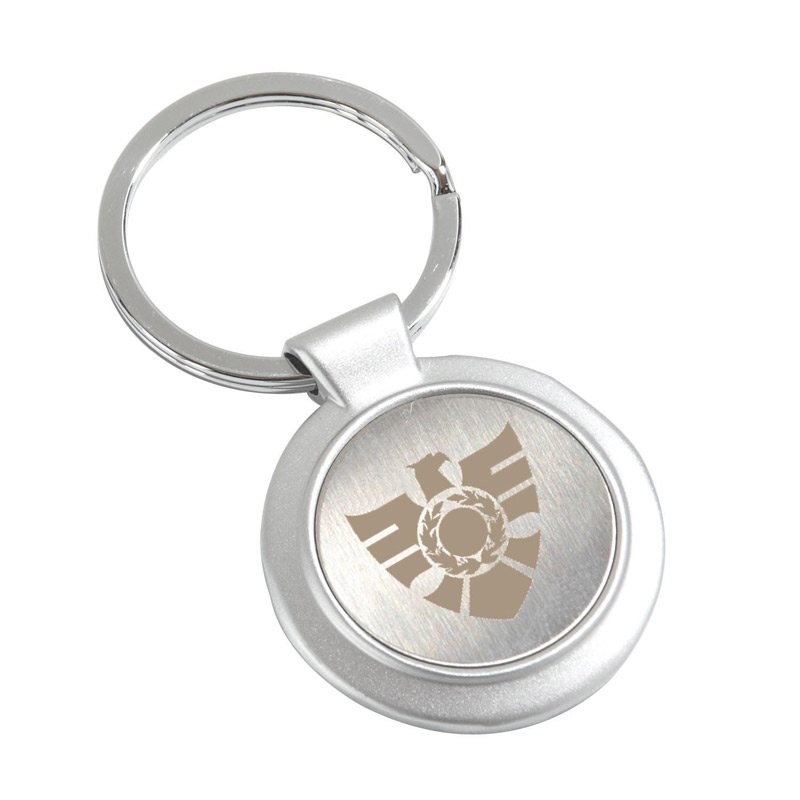 Circle Metal Keytag