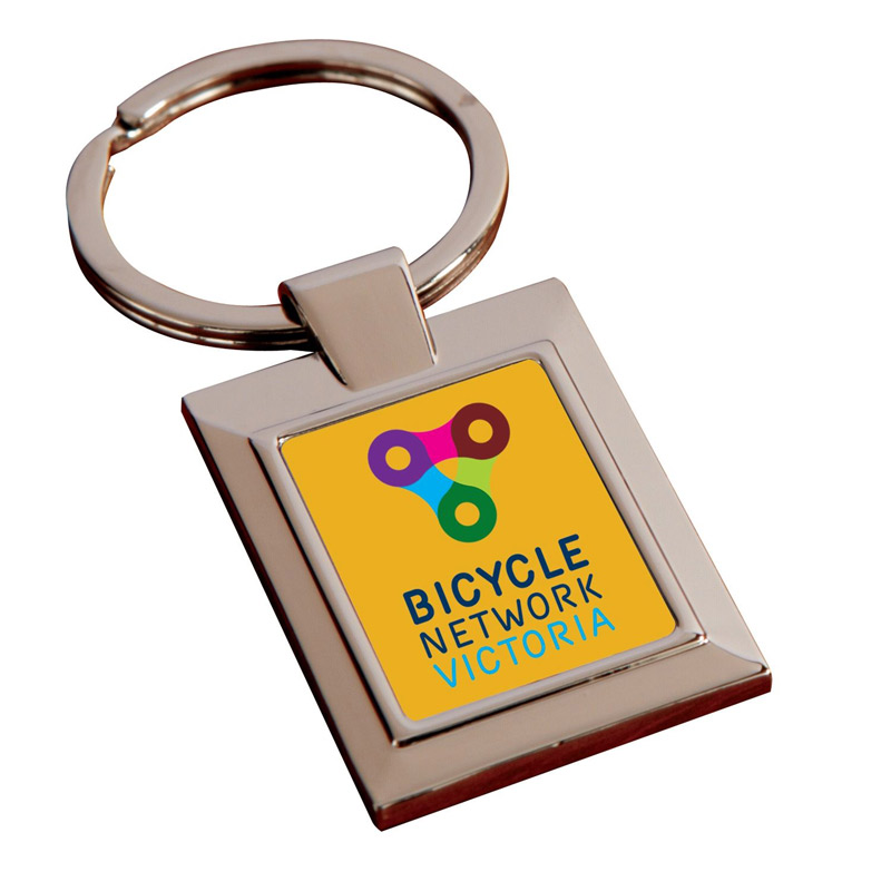 Rectangle Full Color Key Ring