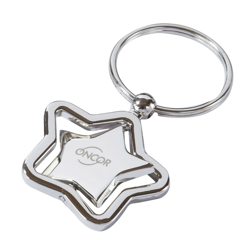 Spinning Star Keychain