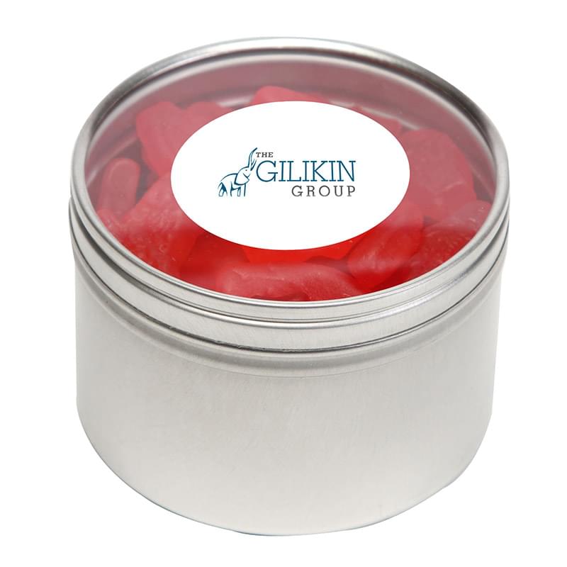 Swedish Fish in Large Round Window Tin