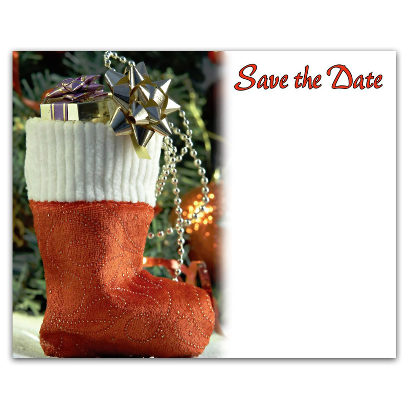 Holiday Stocking Save the Date Magnet