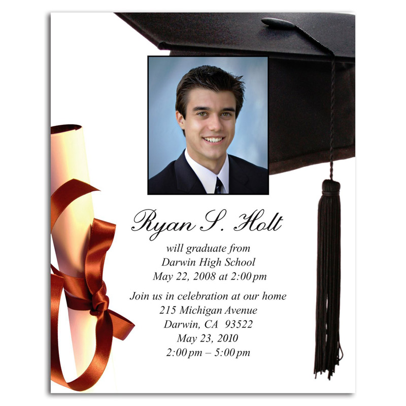 Formal Graduation Cap Save the Date Magnet