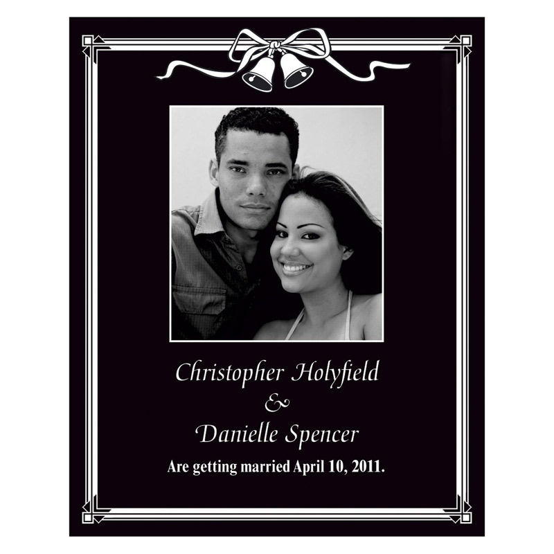 Black and White Photo Save the Date Magnet