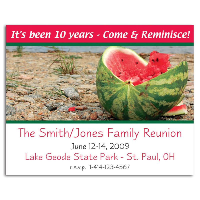 Watermelon Save the Date Magnet