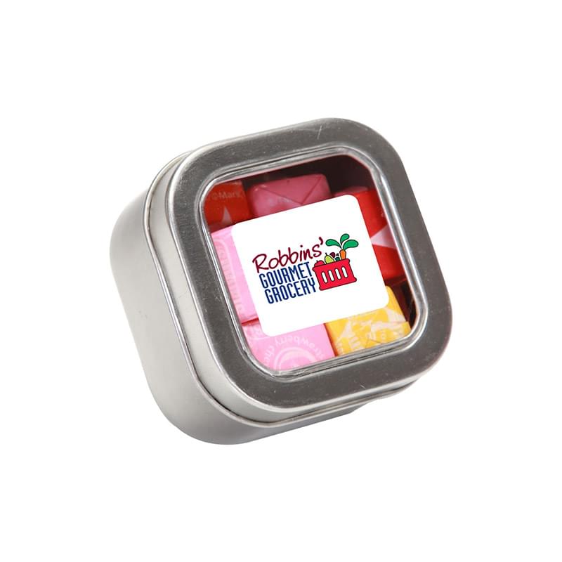 Starburst in Small Square Window Tin