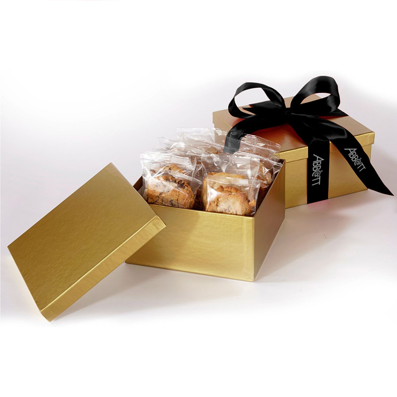 2 Dozen Cookies in Box w/ Printed Ribbon