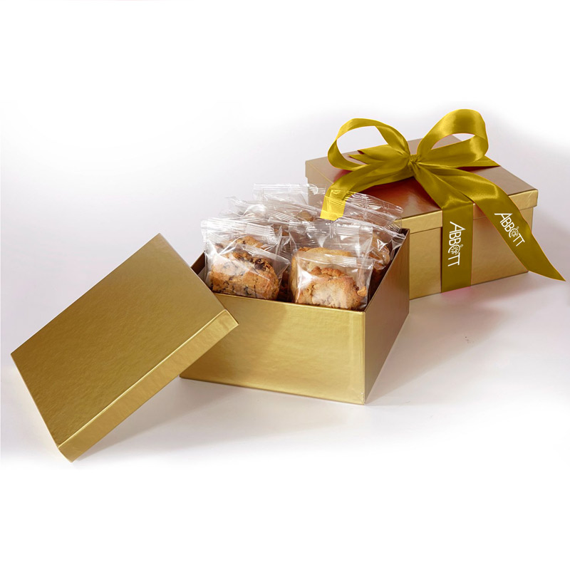 2 Dozen Cookies in Box w/ Printed Ribbon