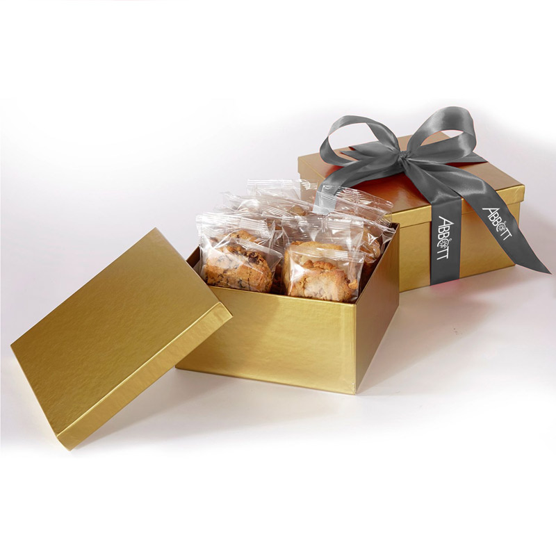 2 Dozen Cookies in Box w/ Printed Ribbon