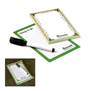 Note Pad and Memo Magnet Set