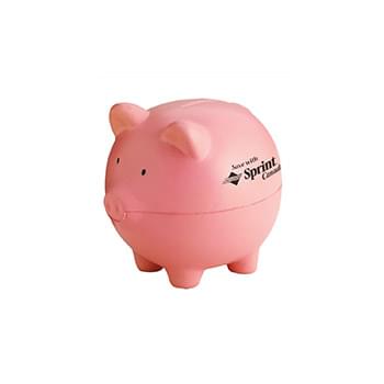 Pink Piggy Bank Stress Shape