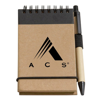 Recycled Jotter Pad with Pen