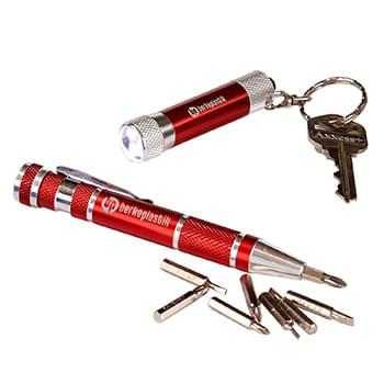 Keylight and Screwdriver Set - Red